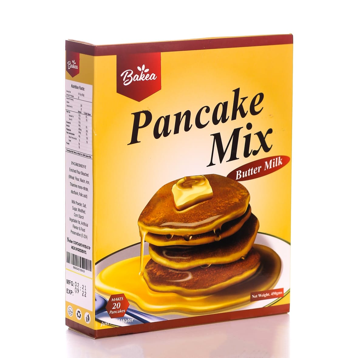 BAKEA PANCAKE MIX BUTTER MILK 450GM