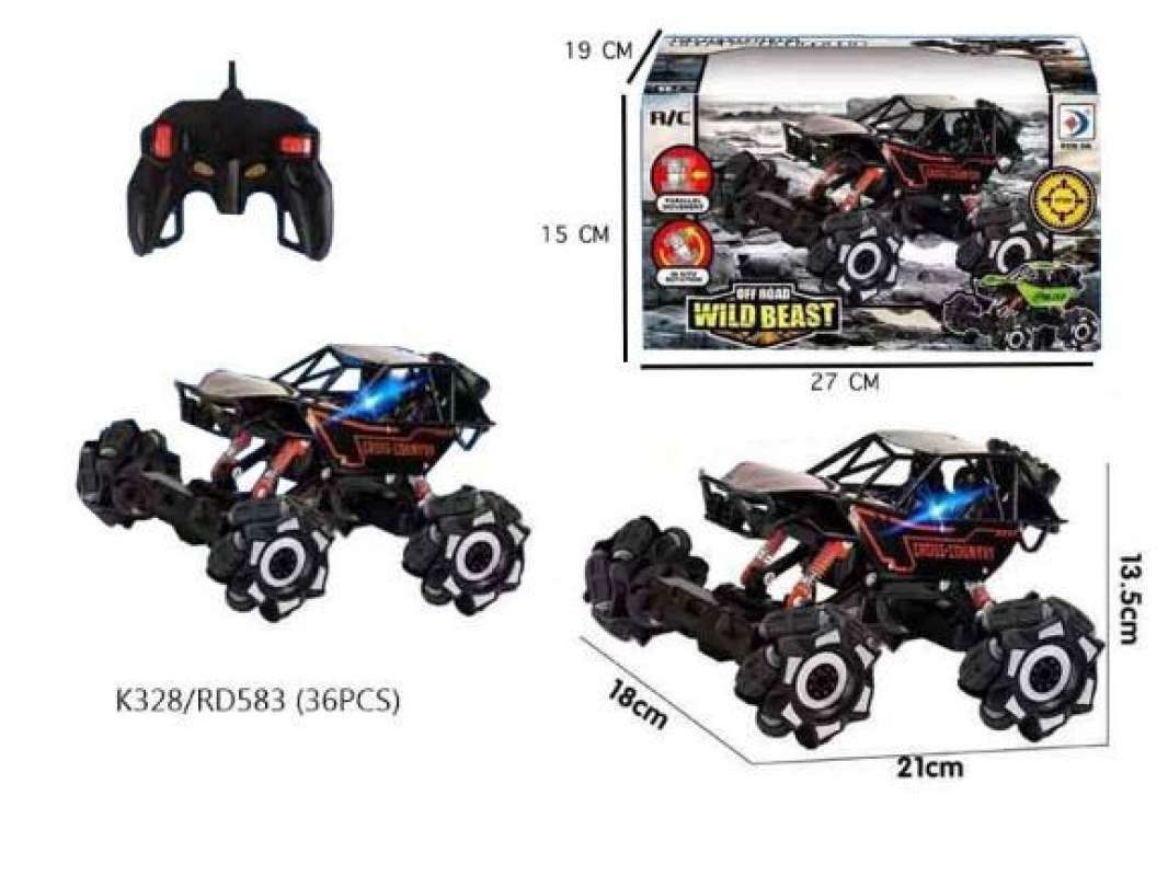 REMOTE CONTROL CROSS COUNTRY OFF ROAD WILD BEAST CAR RD583