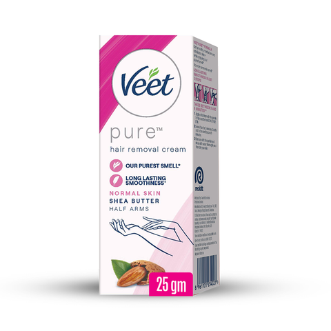 VEET SHEA BUTTER PURE HAIR REMOVAL CREAM NORMAL SKIN 25GM