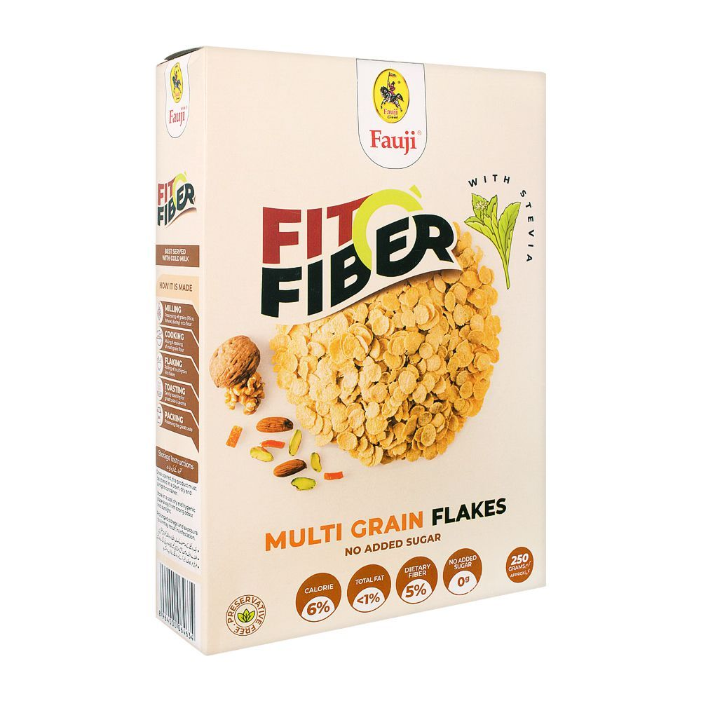 FAUJI FIT-O-FIBER MULTI GRAIN FLAKES 250GM