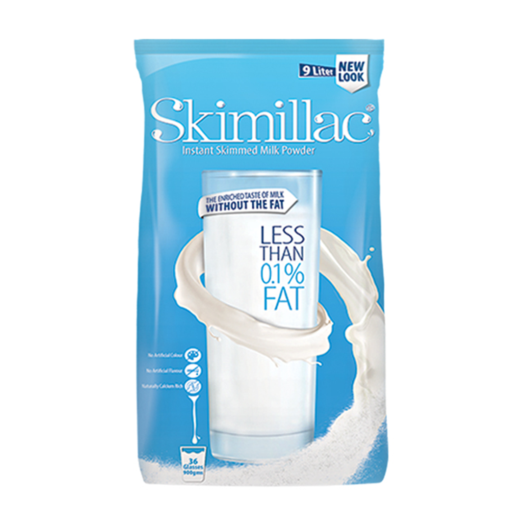 SKIMILLAC POWDER MILK 900GM POUCH