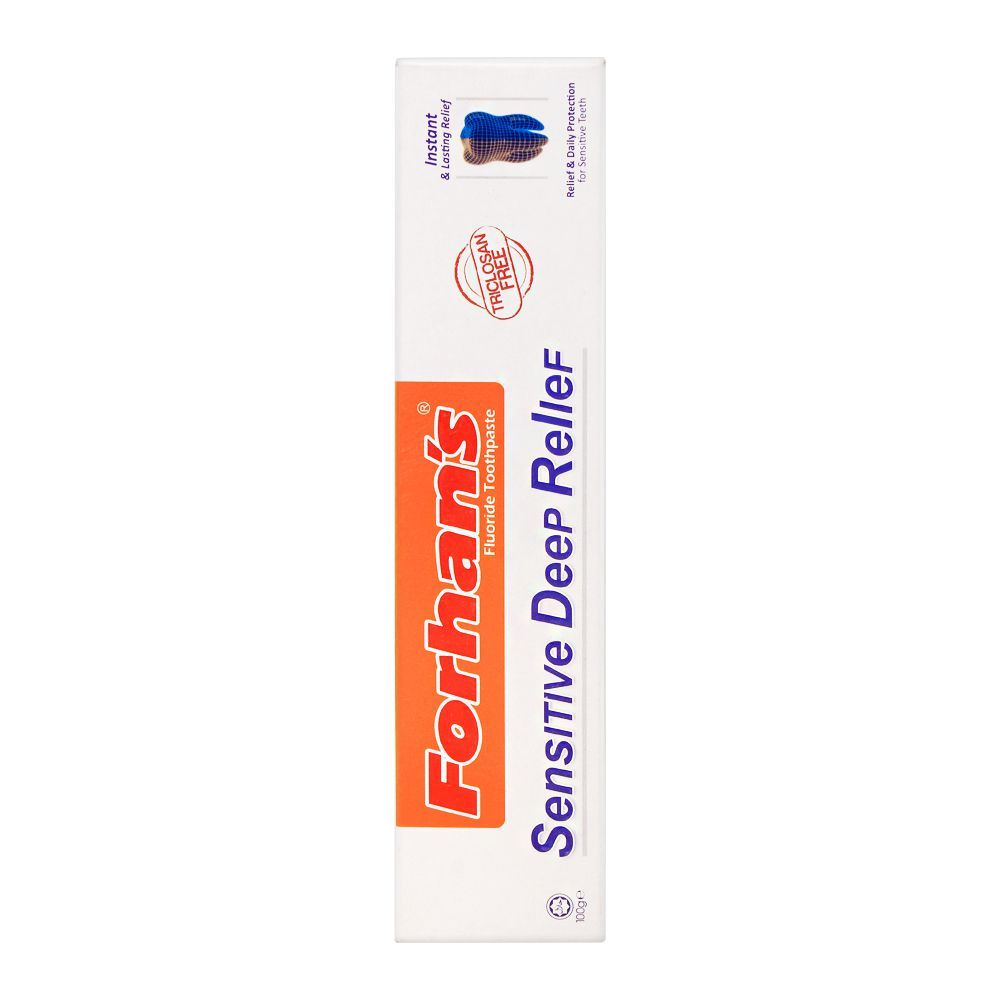 FORHANS TOOTHPASTE SENSITIVE DEEP RELIEF 100GM