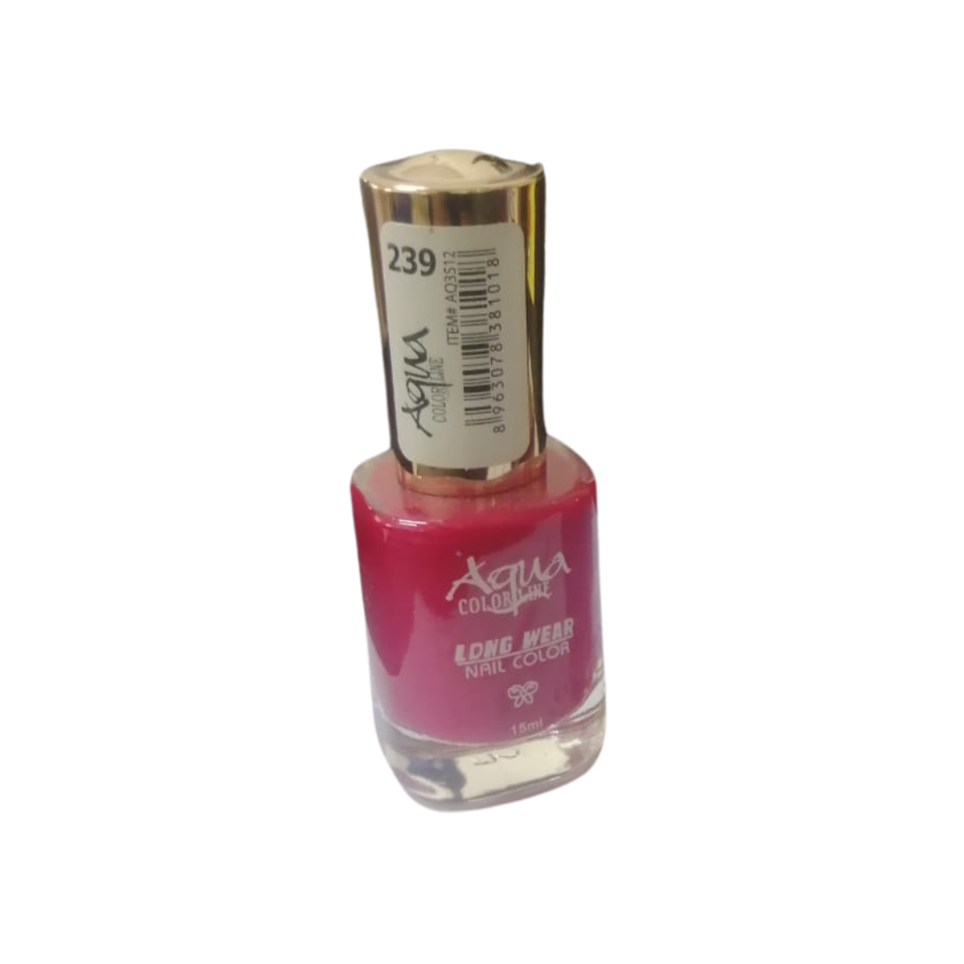 AQUA COLORLINE LONG WEAR NAIL POLLISH 15ML NO. 239