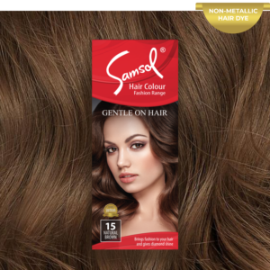 SAMSOL HAIR COLOUR NO 15 NATURAL BROWN