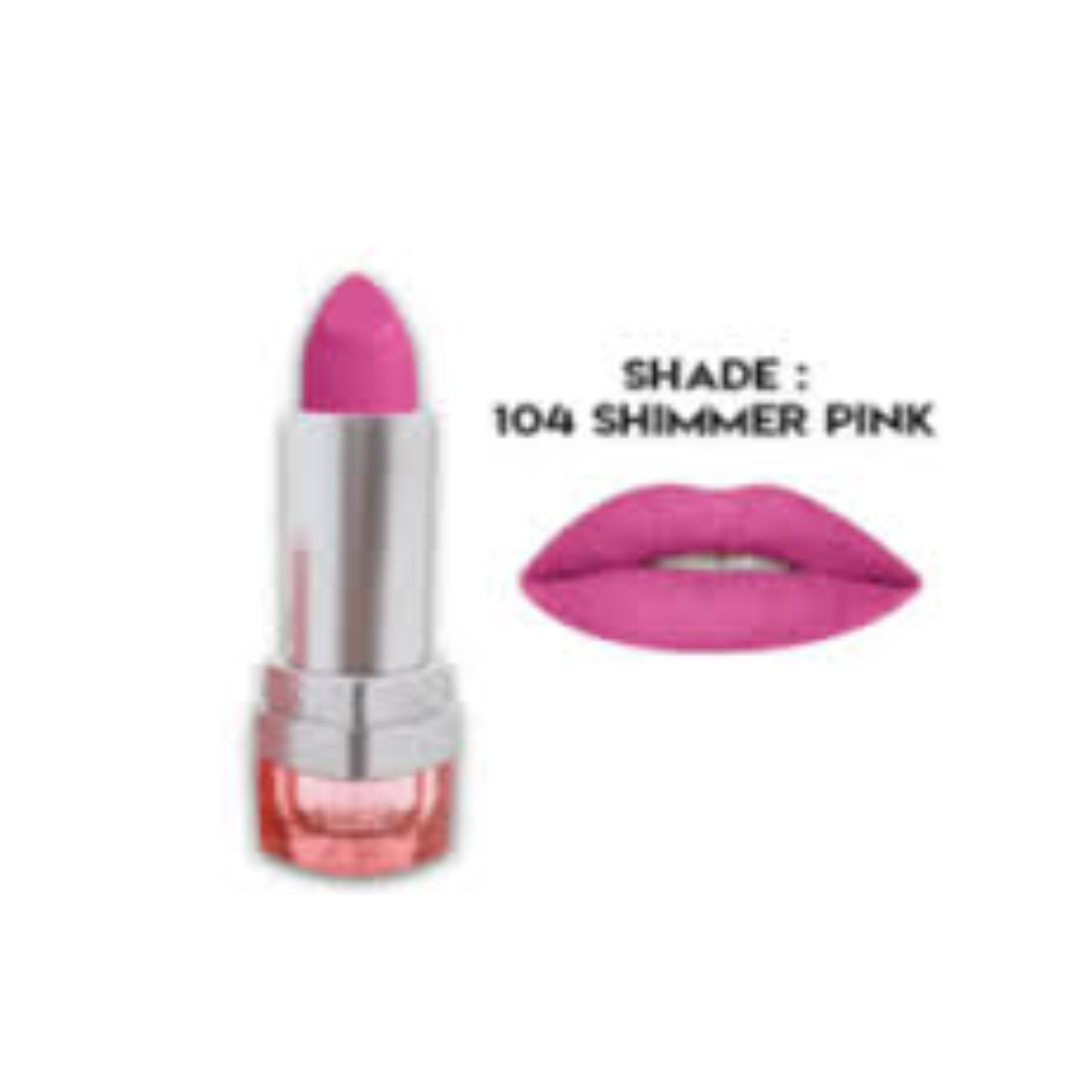 GLAMOROUS FACE LIPSTICK SHADE 104 SHIMMER PINK