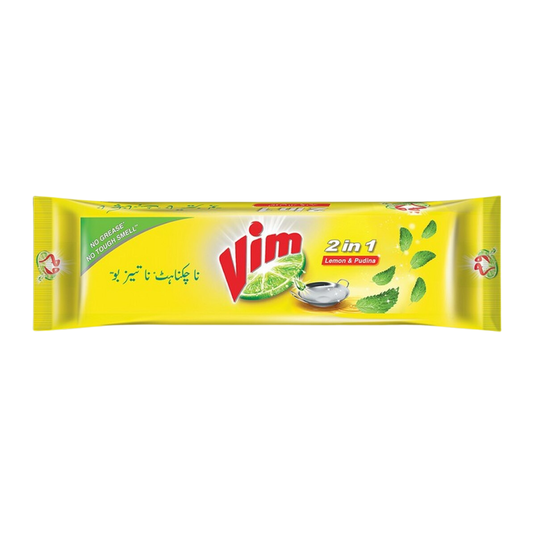 VIM DISHWASH 2 IN 1 LEMON & PUDINA BAR 460GM