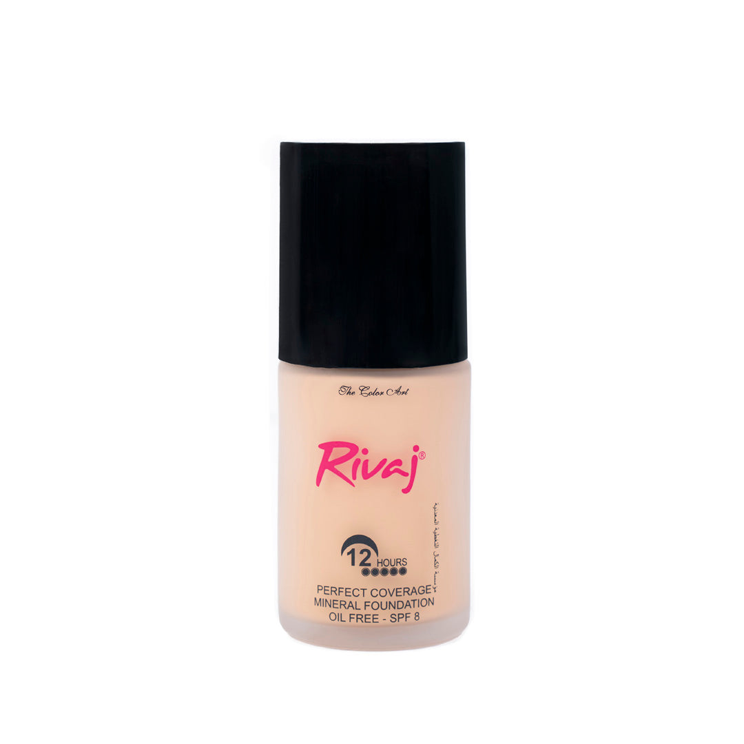 RIVAJ MINERAL LIQUID FOUNDATION 30ML NO.9 LIGHT BEIGE