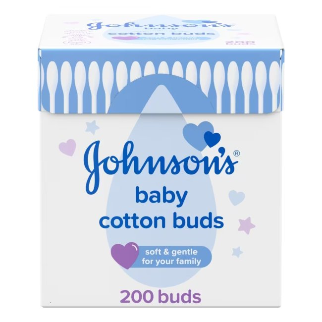 JOHNSONS BABY HYPOALLERGENIC COTTON BUDS 200PCS