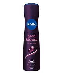 NIVEA DEODORANT PEARL & BEAUTY BLACK PEARL FINE FRAGRANCE 150ML