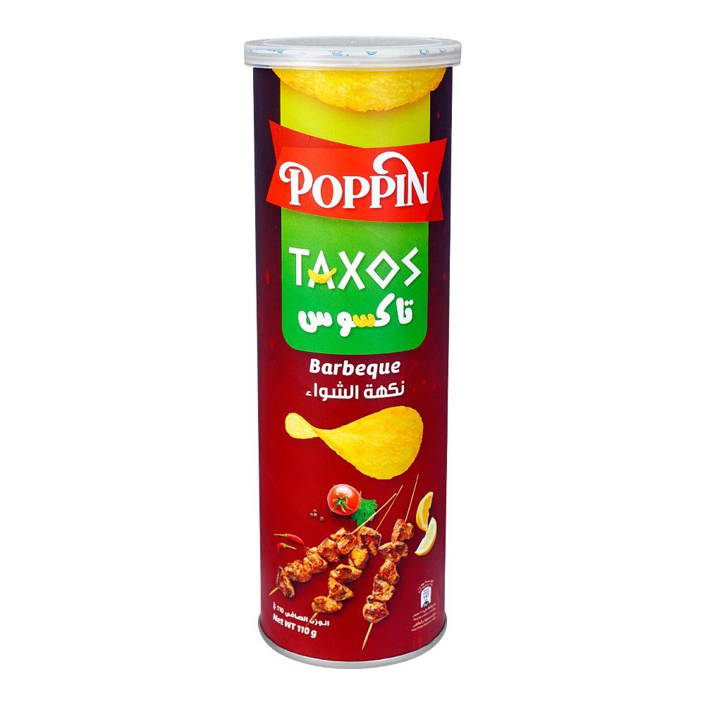 POPPIN TAXOS CHIPS BARBEQUE 110GM