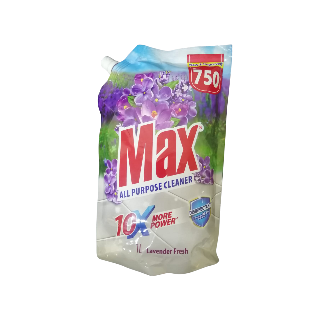 MAX LAVENDER FRESH ALL PURPOSE CLEANER 1 LITER