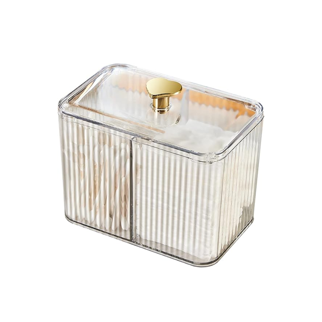 MAKEUP CLEAR STORAGE BOX WITH LID