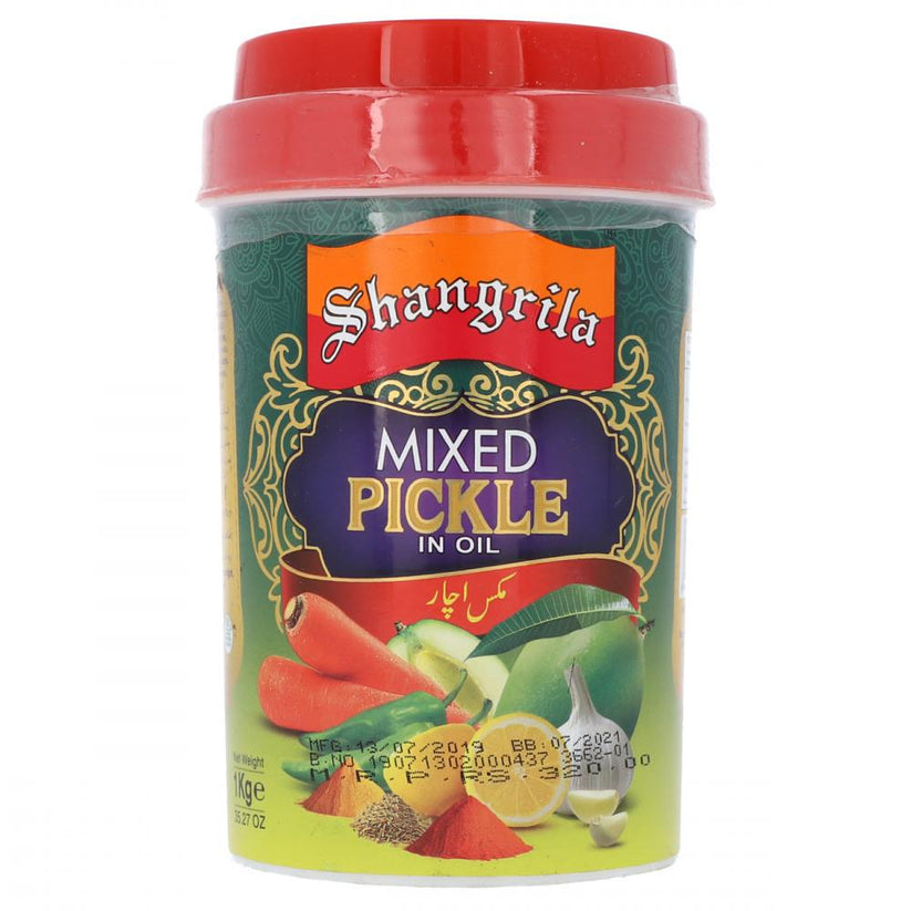 SHANGRILA MIXED PICKLE IN OIL JAR 1KG