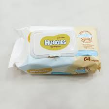 HUGGIES NEWBORN BABY WIPES 64PCS