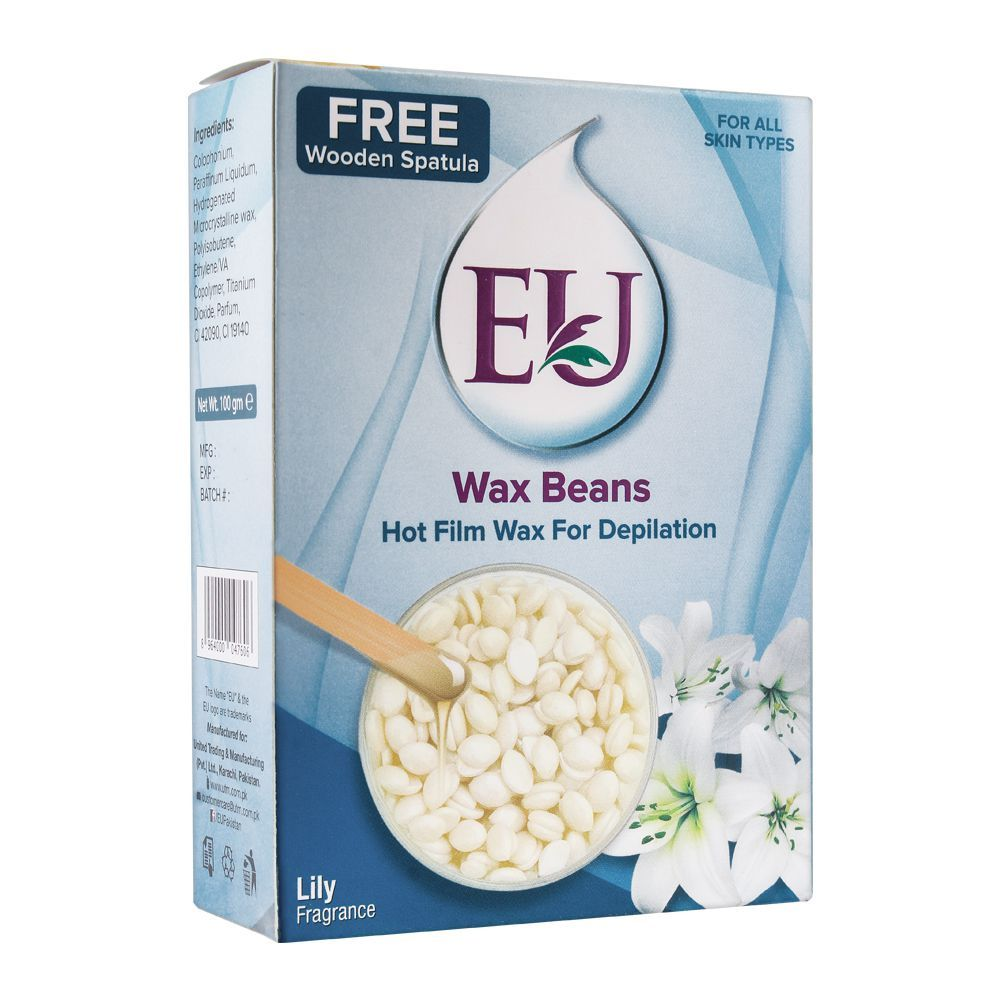 EU WAX BEANS FOR LILY FRAGRANCE ( FREE WOODEN SPATULA)