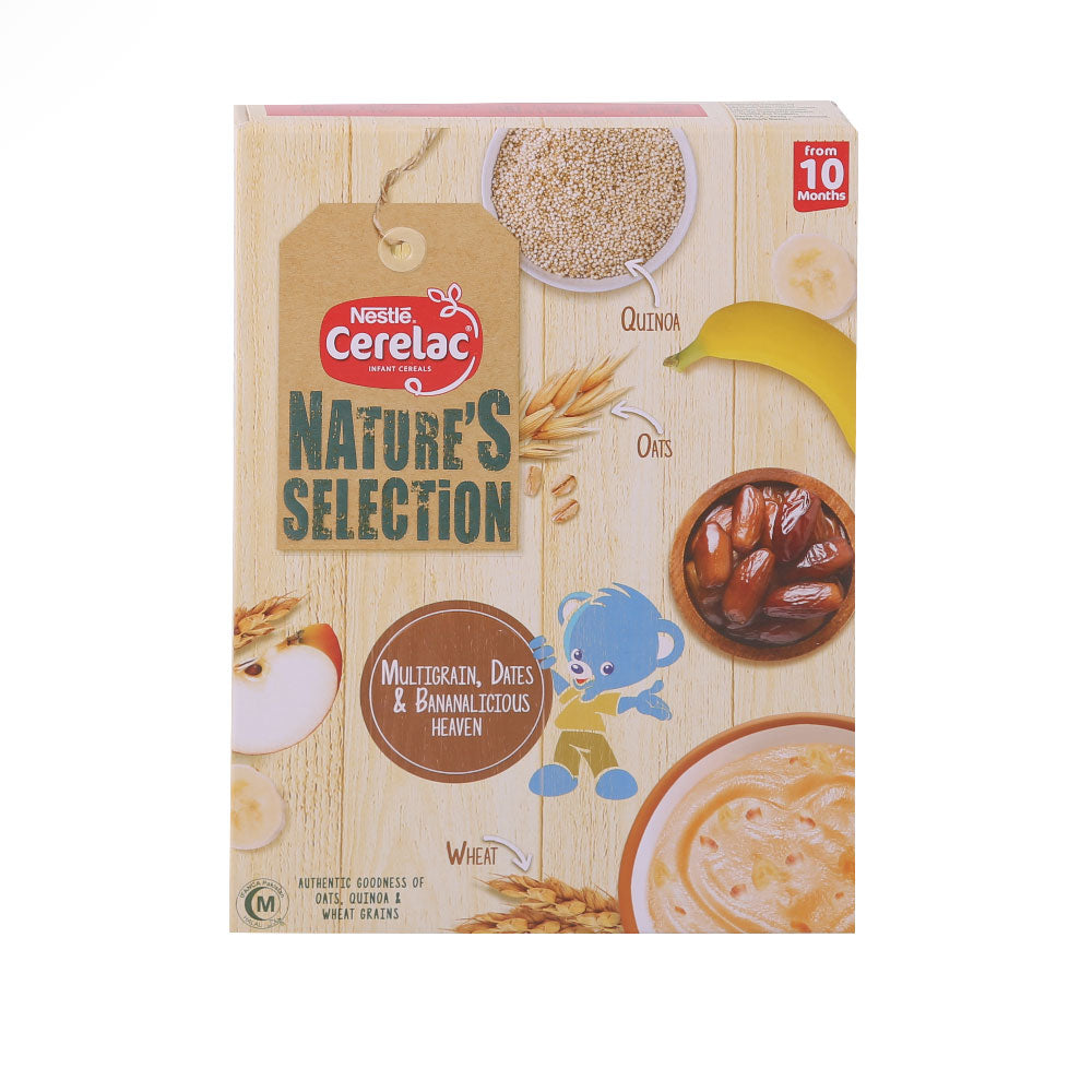 NESTLE CERELAC MULTIGRAIN DATES & BANANA 350GM