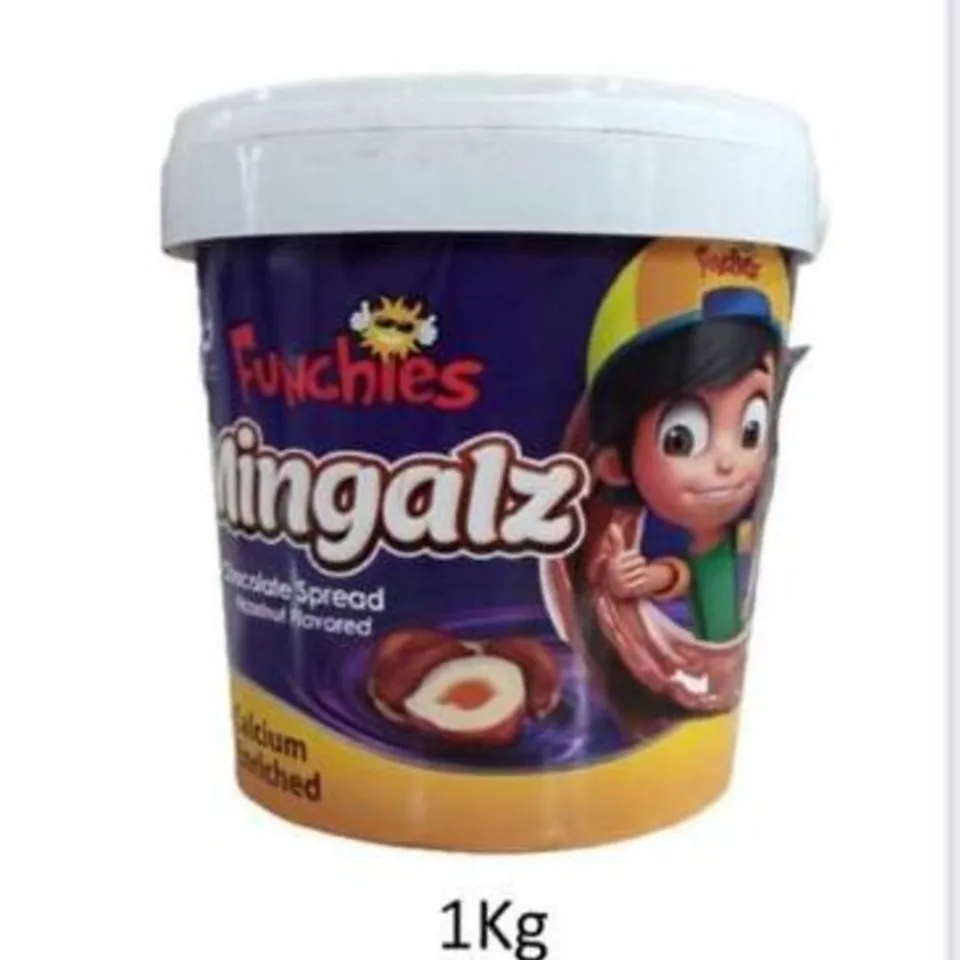 FUNCHIES MINGALZ MILK CHOCOLATE SPREAD 1KG