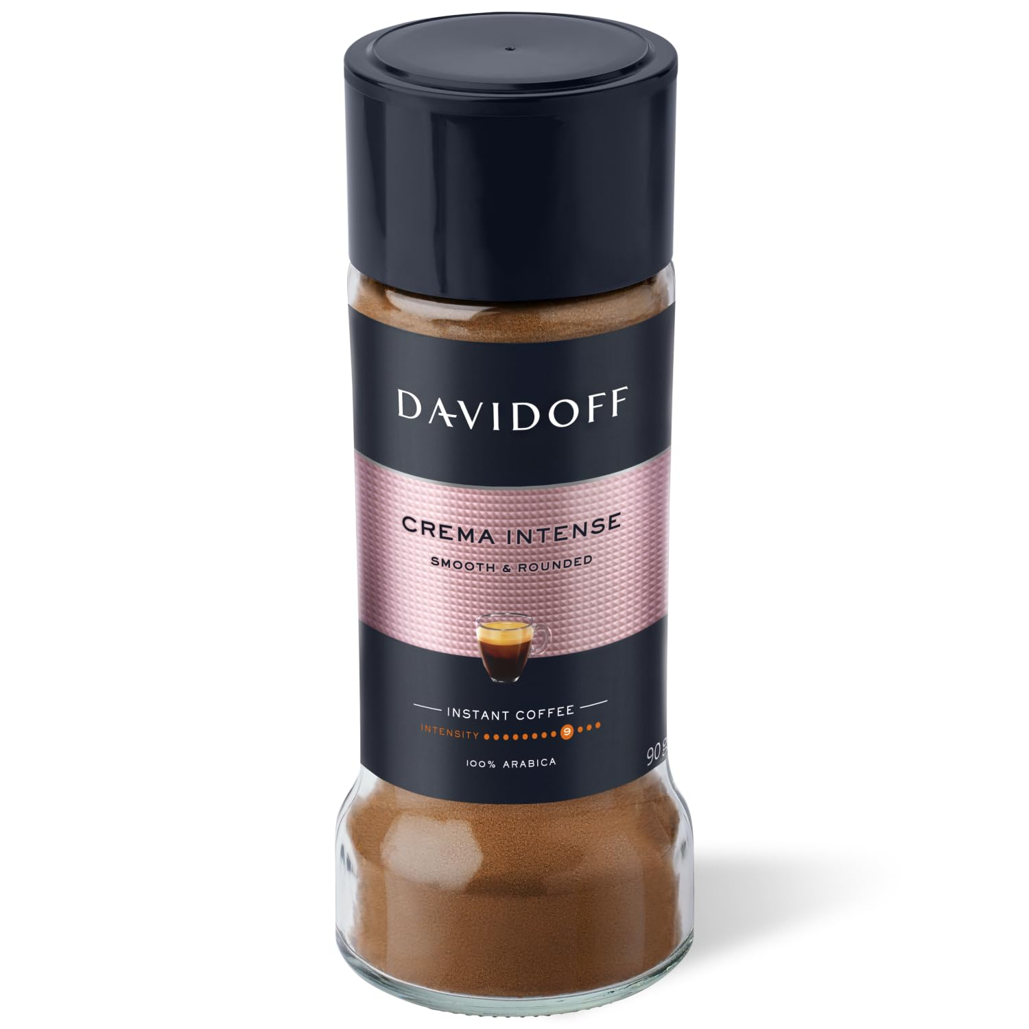 DAVIDOFF COFFEE CREMA INTENSE 90GM GLASS JAR