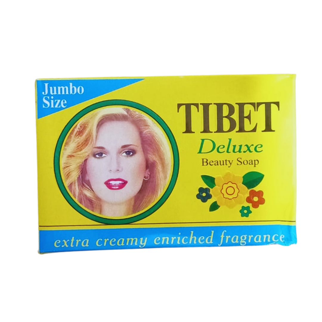 TIBET DELUXE BEAUTY SOAP YELLOW JUMBO SIZE 145GM