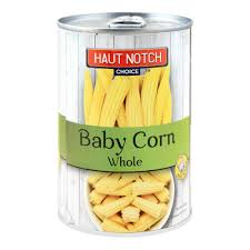 HAUT NOTCH BABY CORN WHOLE 425G