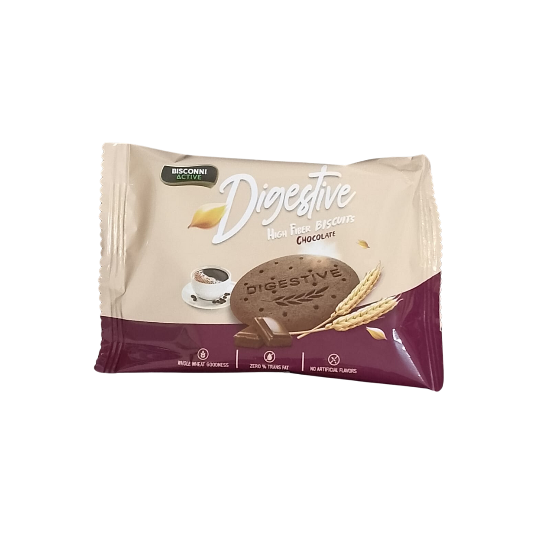 DIGESTIVE CHOCOLATE HIGH FIBER BISCUIT