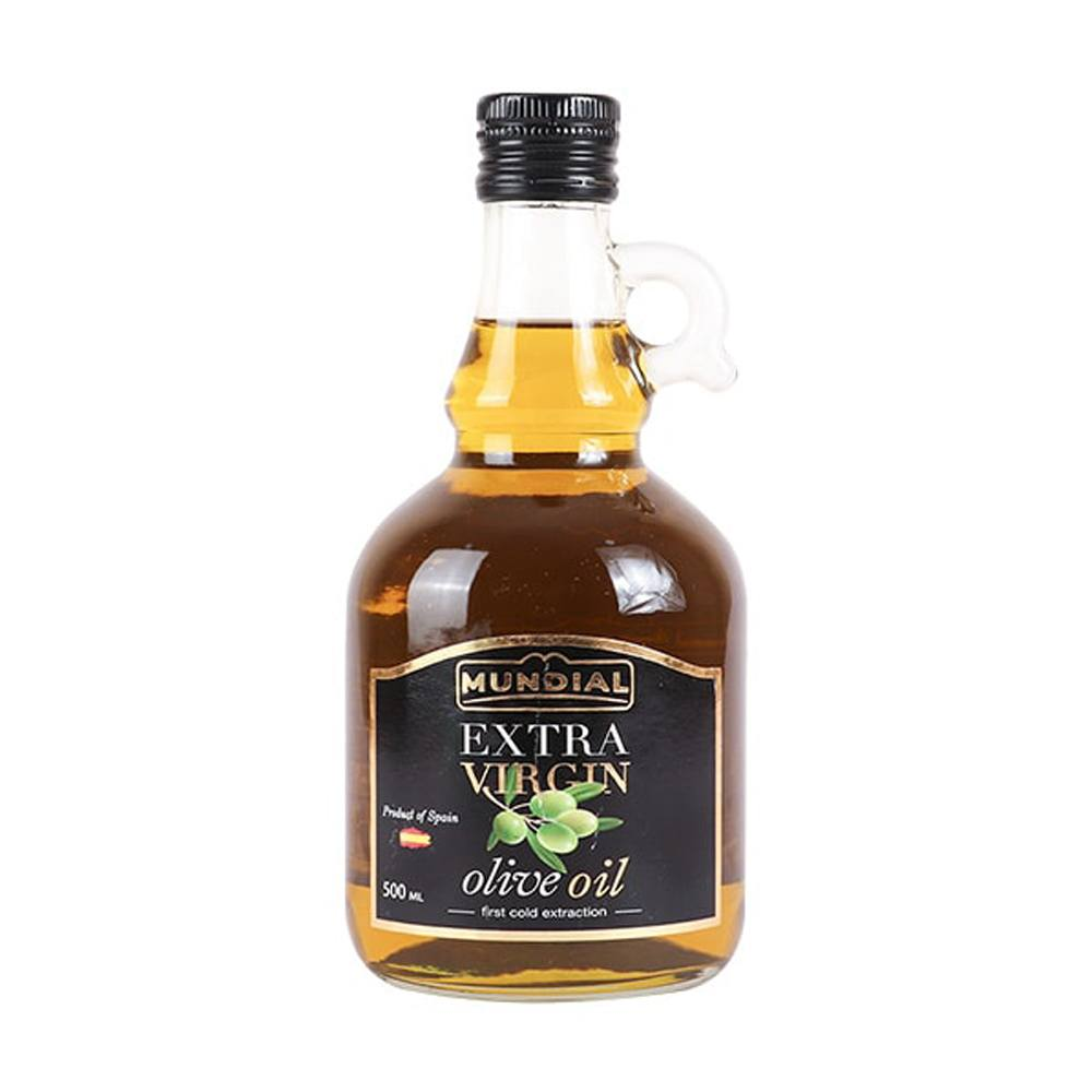 MUNDIAL EXTRA VIRGIN OLIVE OIL BOTTLE JAR 500ML