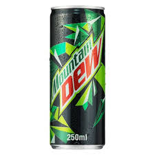 MOUNTAIN DEW CAN SLIM 250ML