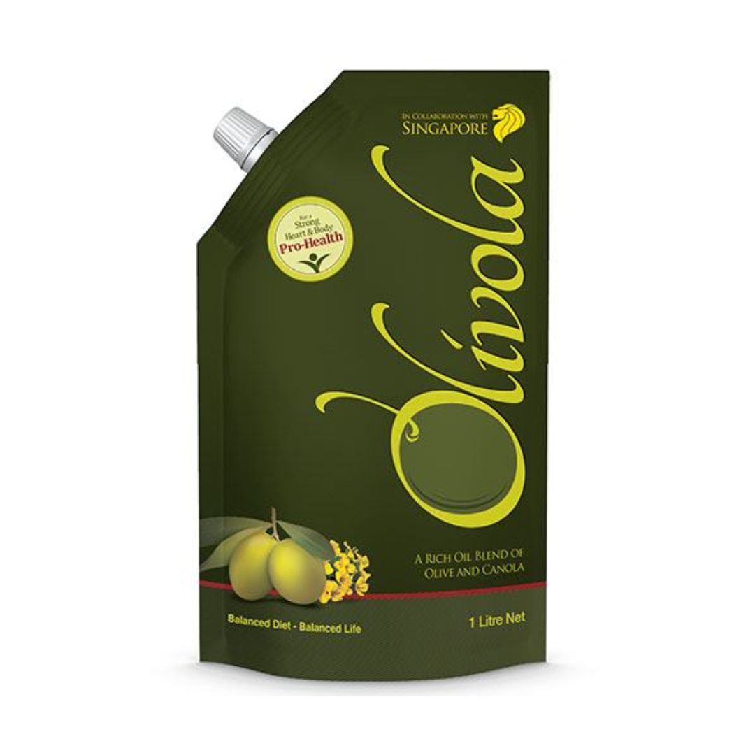 OLIVOLA COOKING OIL 1LTR STAND UP POUCH