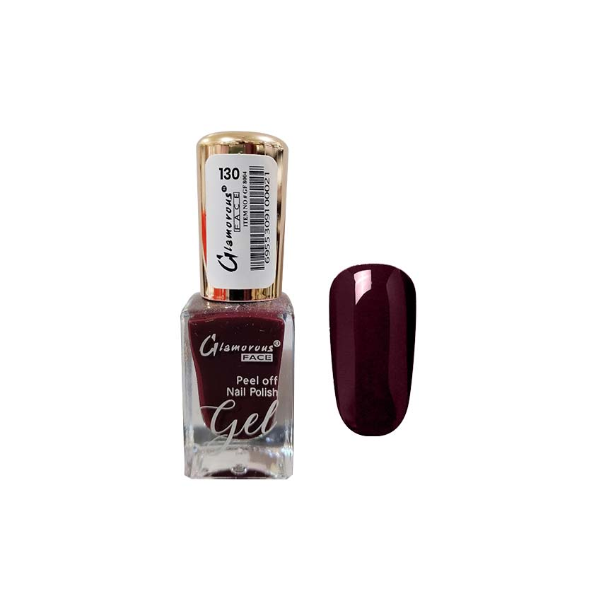 GLAMOROUS FACE PEEL OFF NAIL POLISH GEL 130