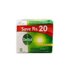 DETTOL ORIGINAL GERM DEFENCE ANTIBACTERIAL BAR SOAP 85GM 3IN1.