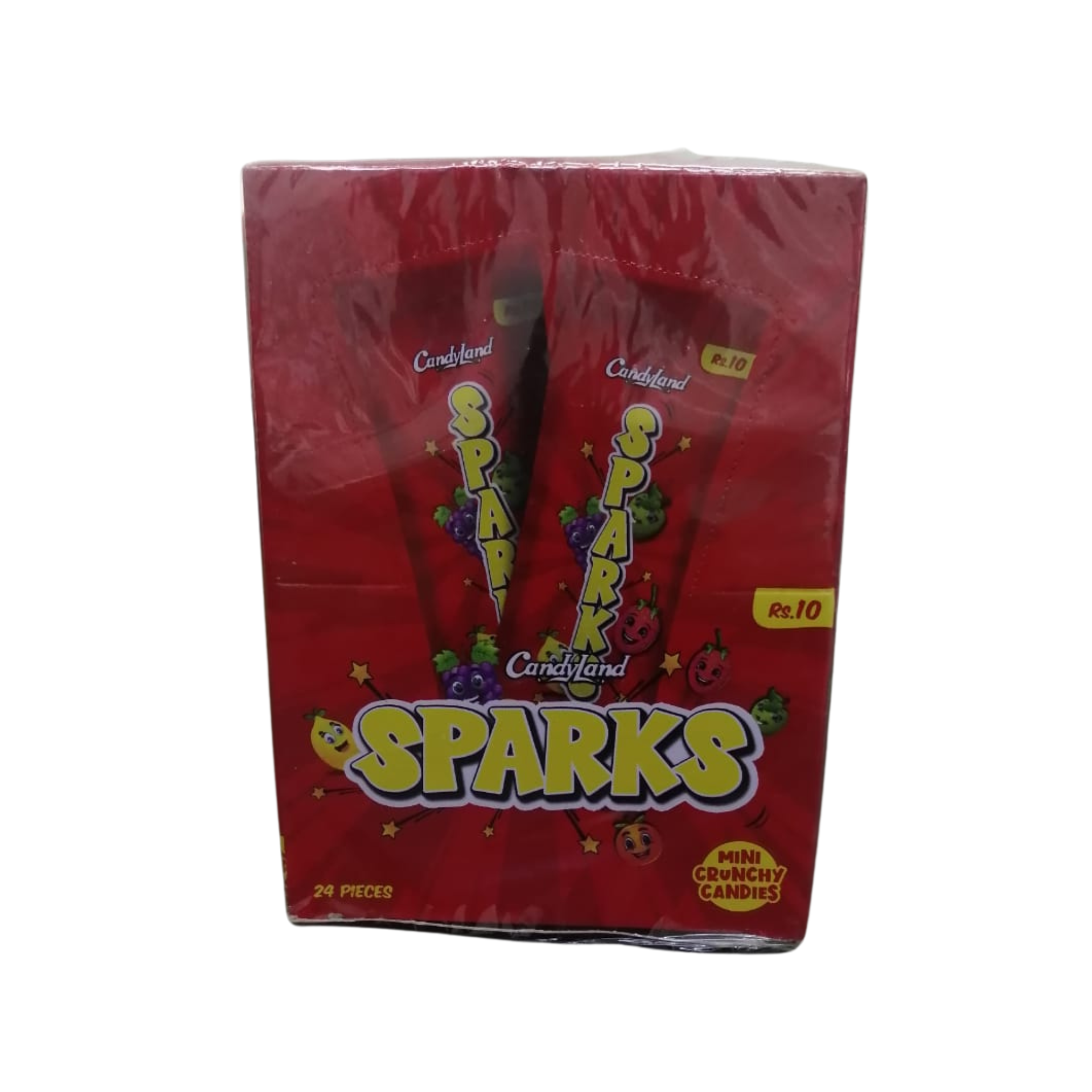 CANDYLAND SPARKS MINI CRUNCHY CANDIES 24PCS PACK