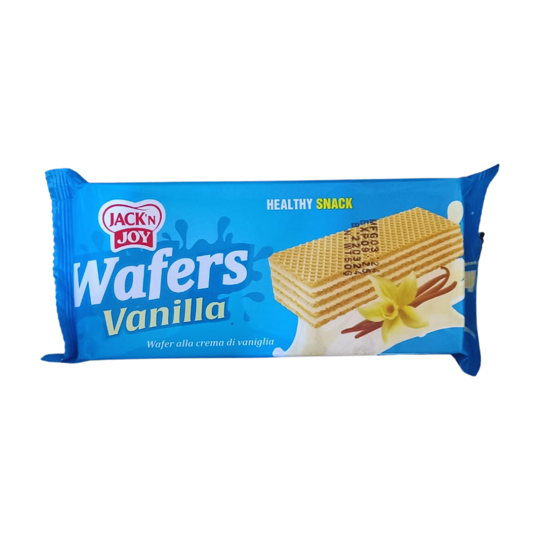 JACK N JOY WAFERS VANILLA 50GM