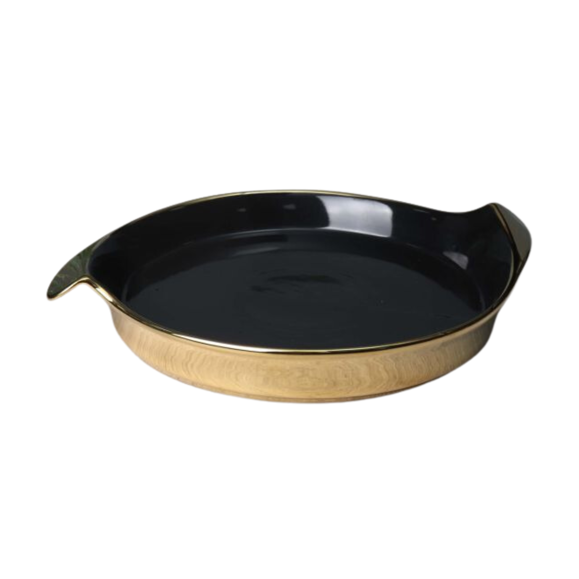 IMPERIAL ELEGANT SERVING BLACK DISH 17533