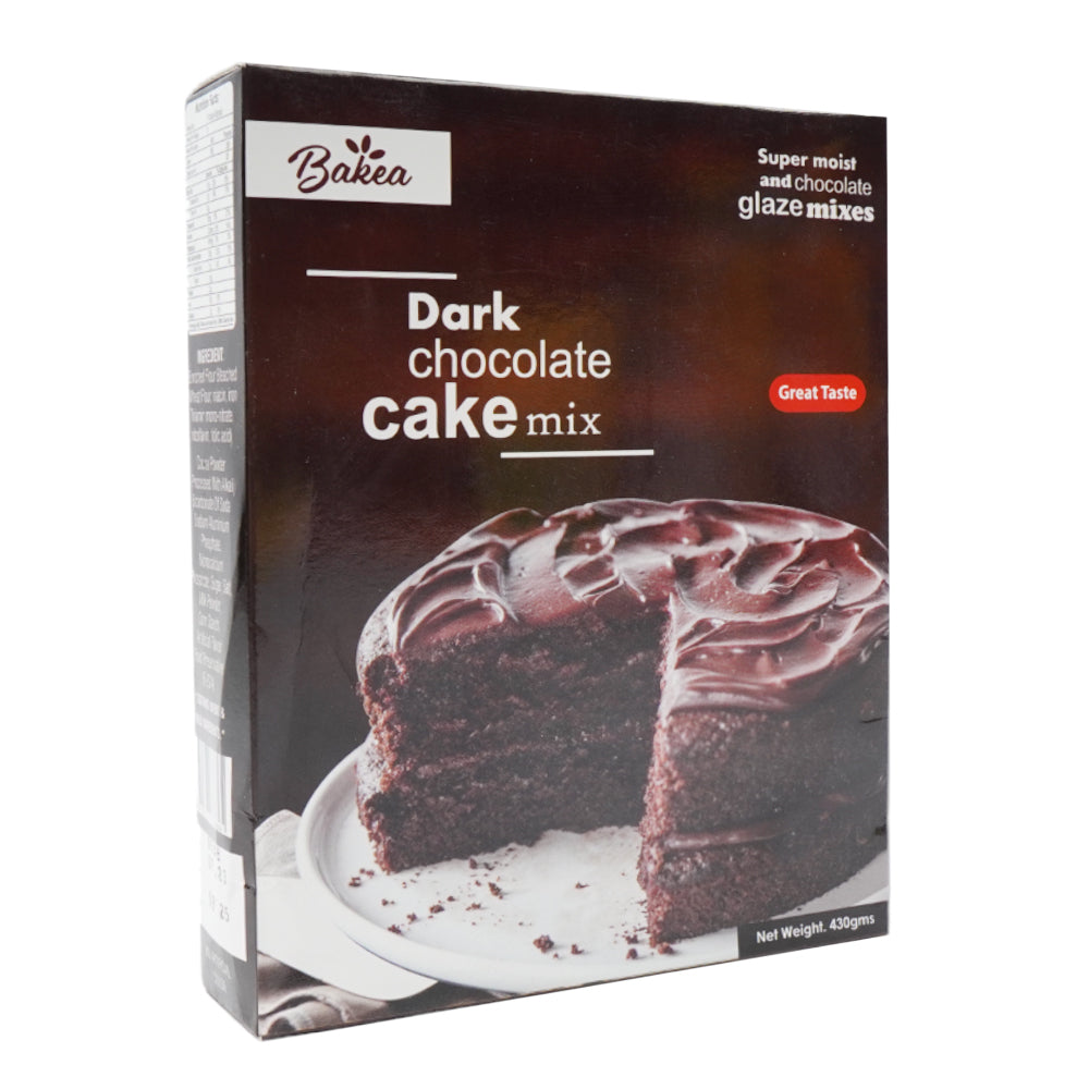 BAKEA DARK CHOCOLATE CAKE MIX 430GM