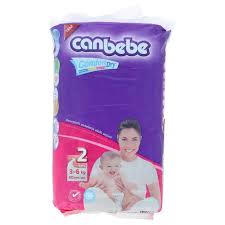 CANBEBE DIAPERS MINI NO2 3-6KG 40PCS