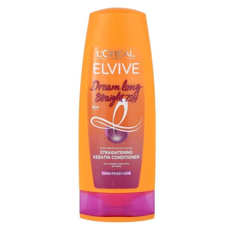 LOREAL ELVIVE DREAM LONG STRAIGHT KERTIN CONDITIONER 72H 175ML