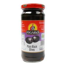 FIGARO PLAIN BLACK OLIVES 240GM