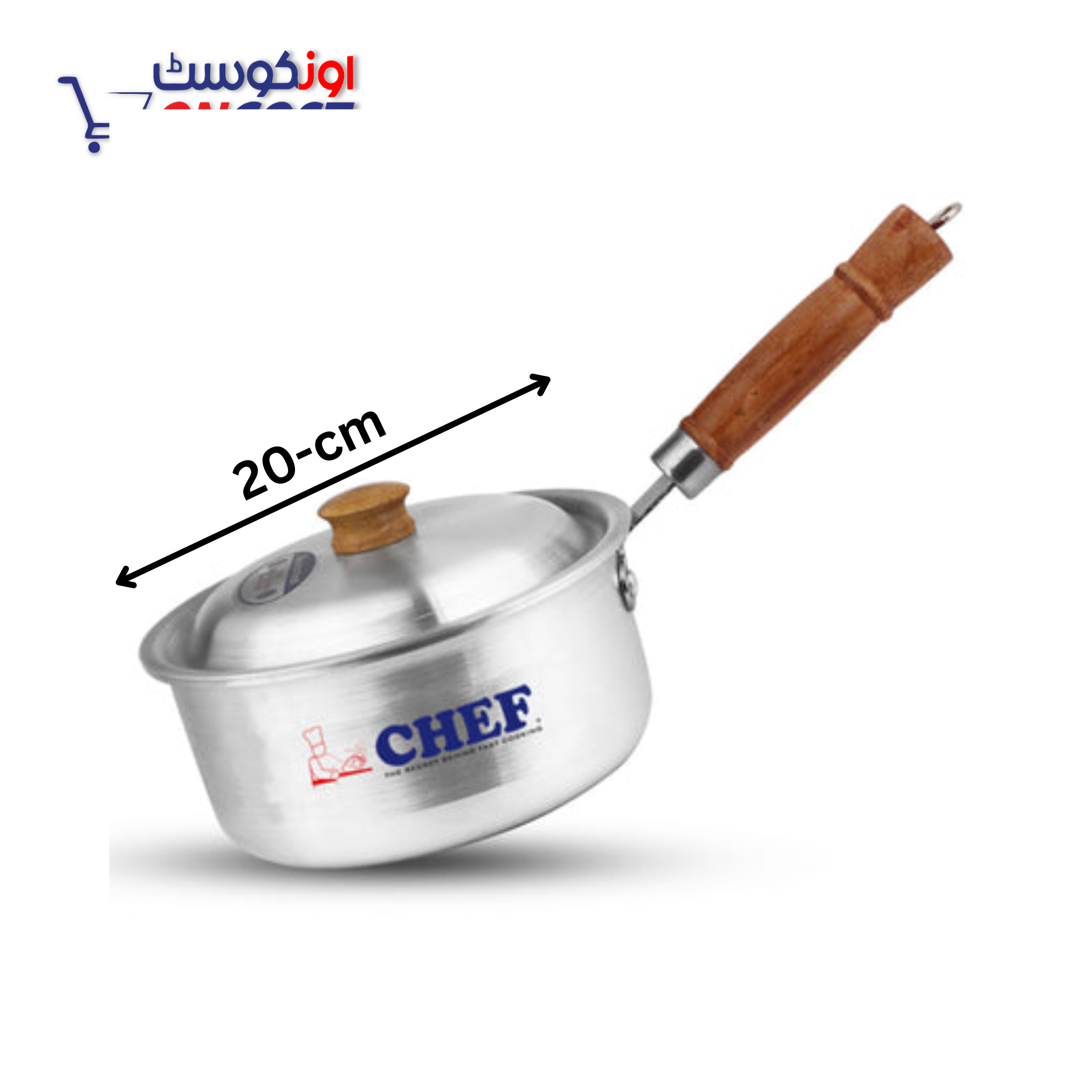 CHEF MAJESTIC SAUCE PAN ALUMINIUM 20CM