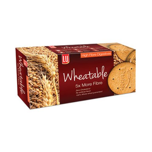 LU WHEATABLE HIGH FIBER DIGESTIVE BISCUITS 129GM