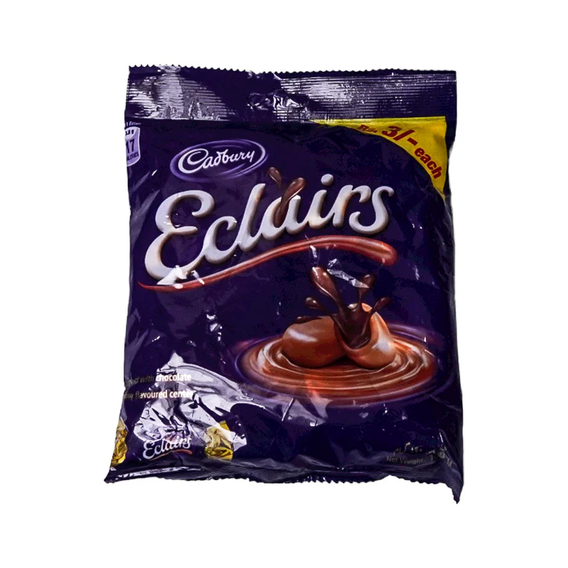 CADBURY ECLAIRS TOFFEE POUCH 50PCS 165GM