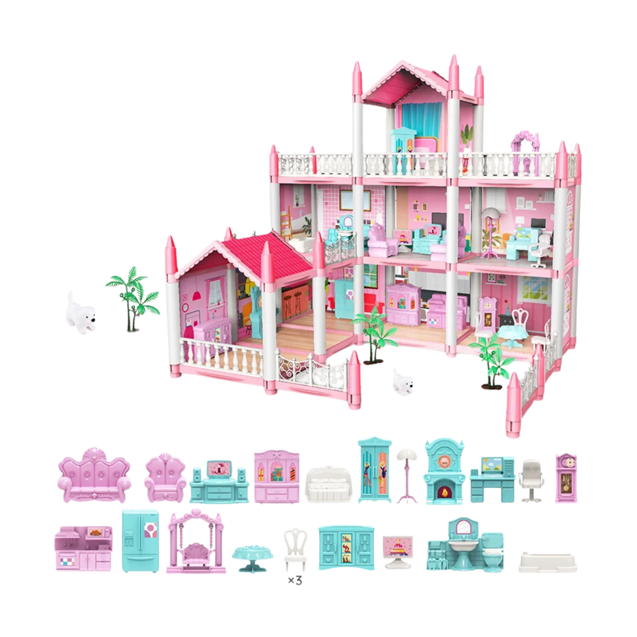 BEAUTIFUL HOME DOLL HOUSE 462-09