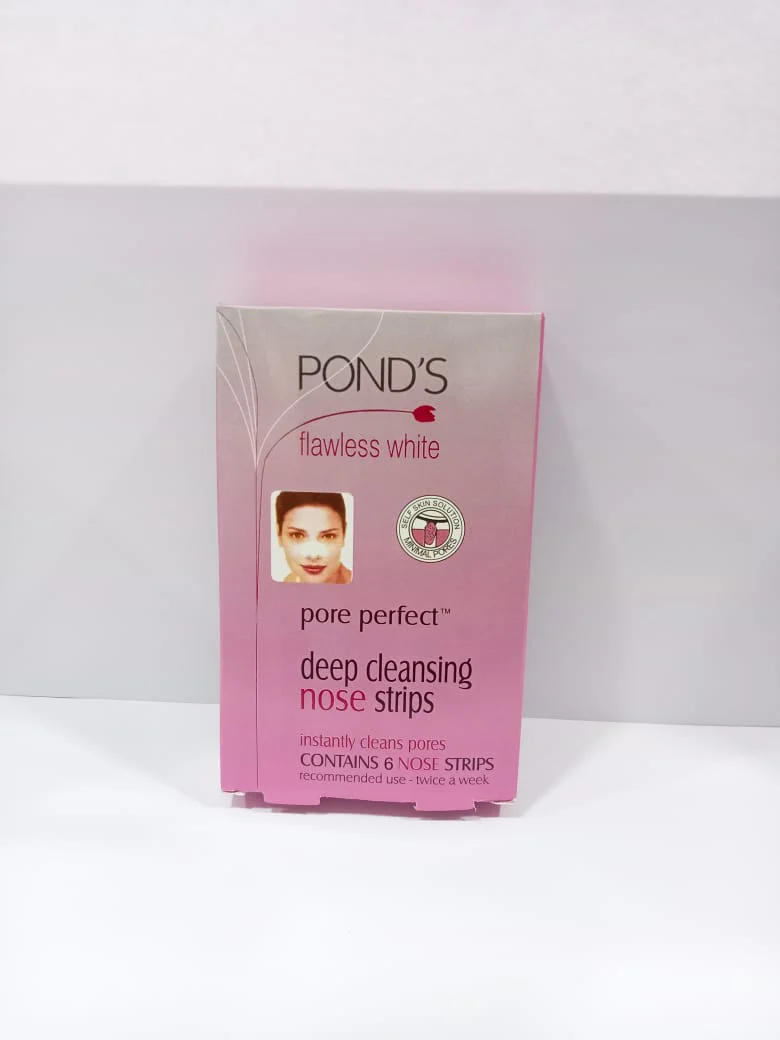 PONDS FLAWLESS WHITE NOSE STRIPS 6-STRIPS