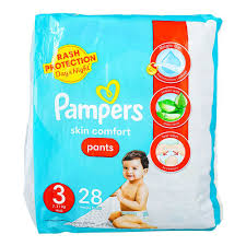 PAMPERS PANTS MIDI NO3 7-11KG 28PCS