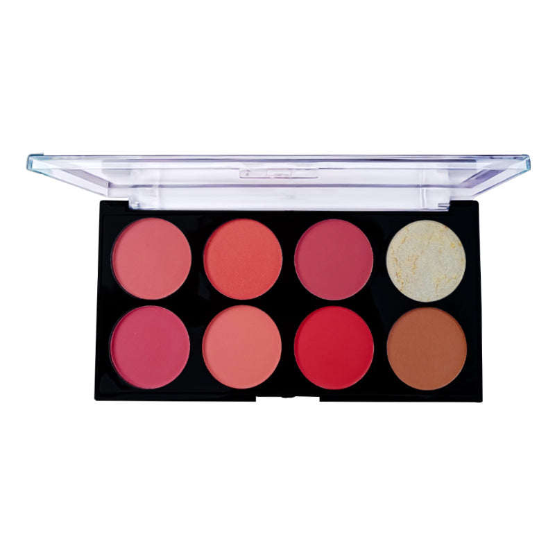 GLAMOROUS FACE 8 ULTRA BLUSH PALETTE MATTE-01