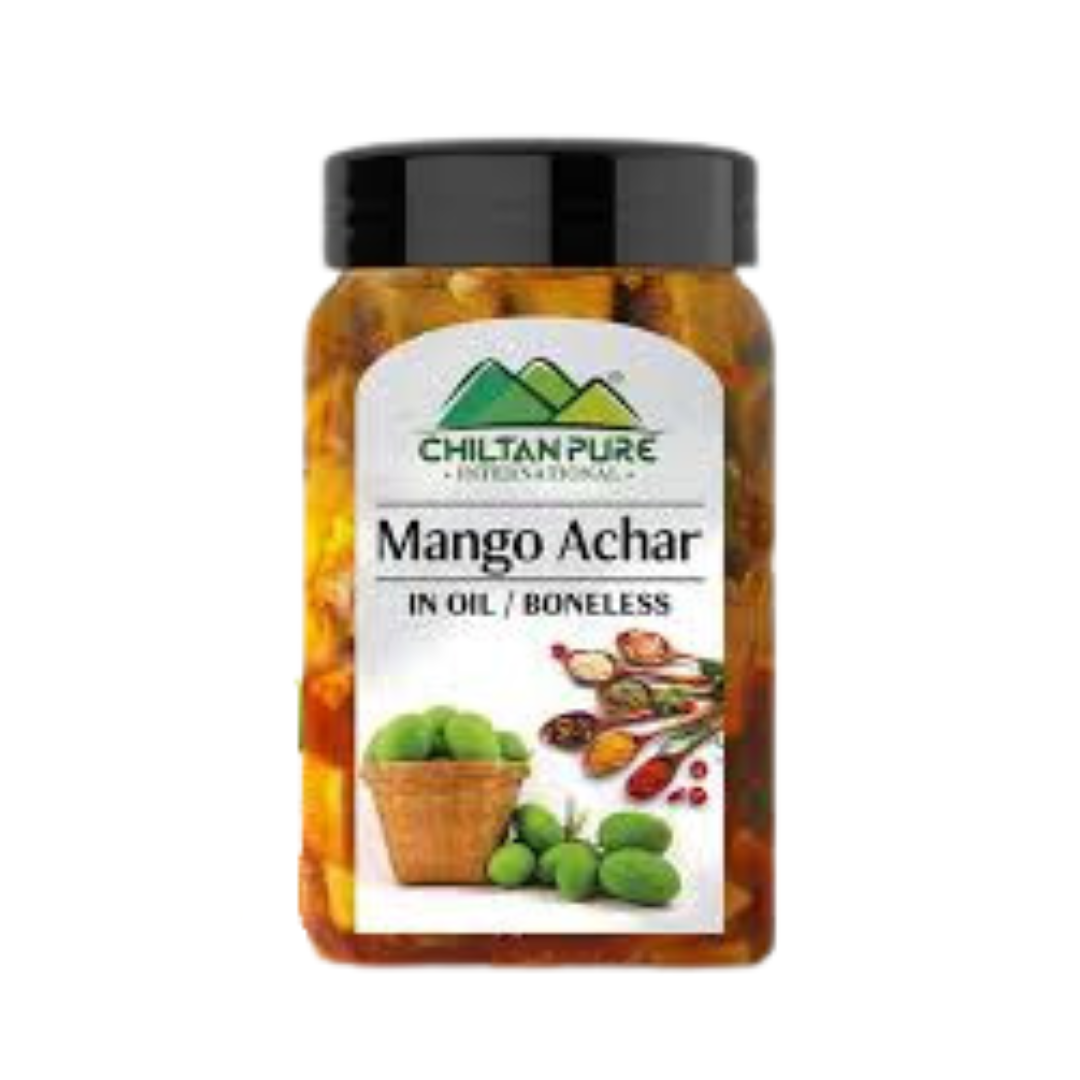 CHILTAN PURE MANGO ACHAR PICKLE IN OIL 600GM