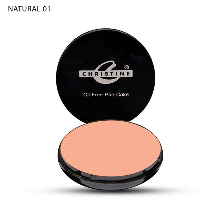 CHRISTINE OIL FREE PAN CAKE NATURAL 01/FS-45