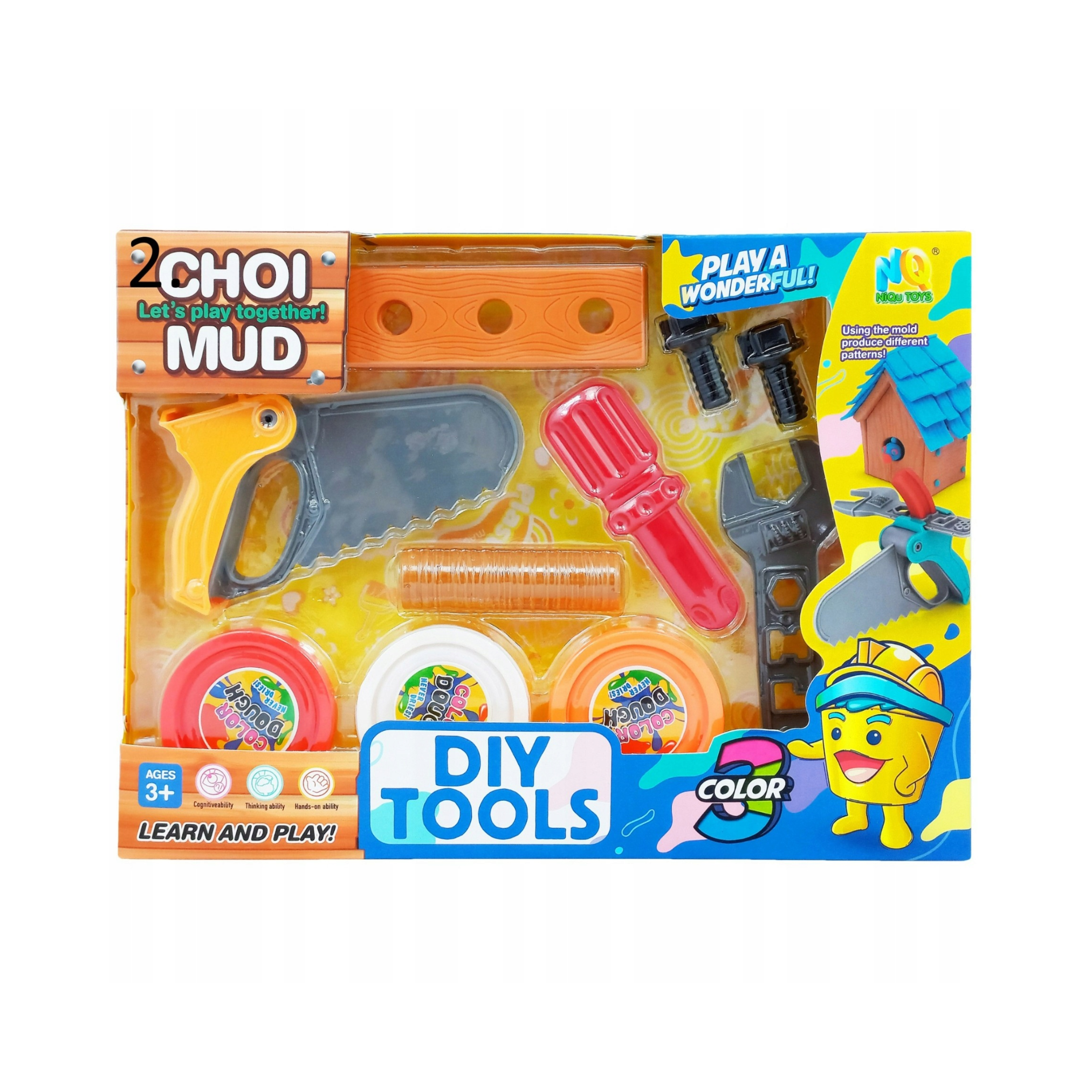 PLAY DOUGH TOOLS SET WORK SHOP