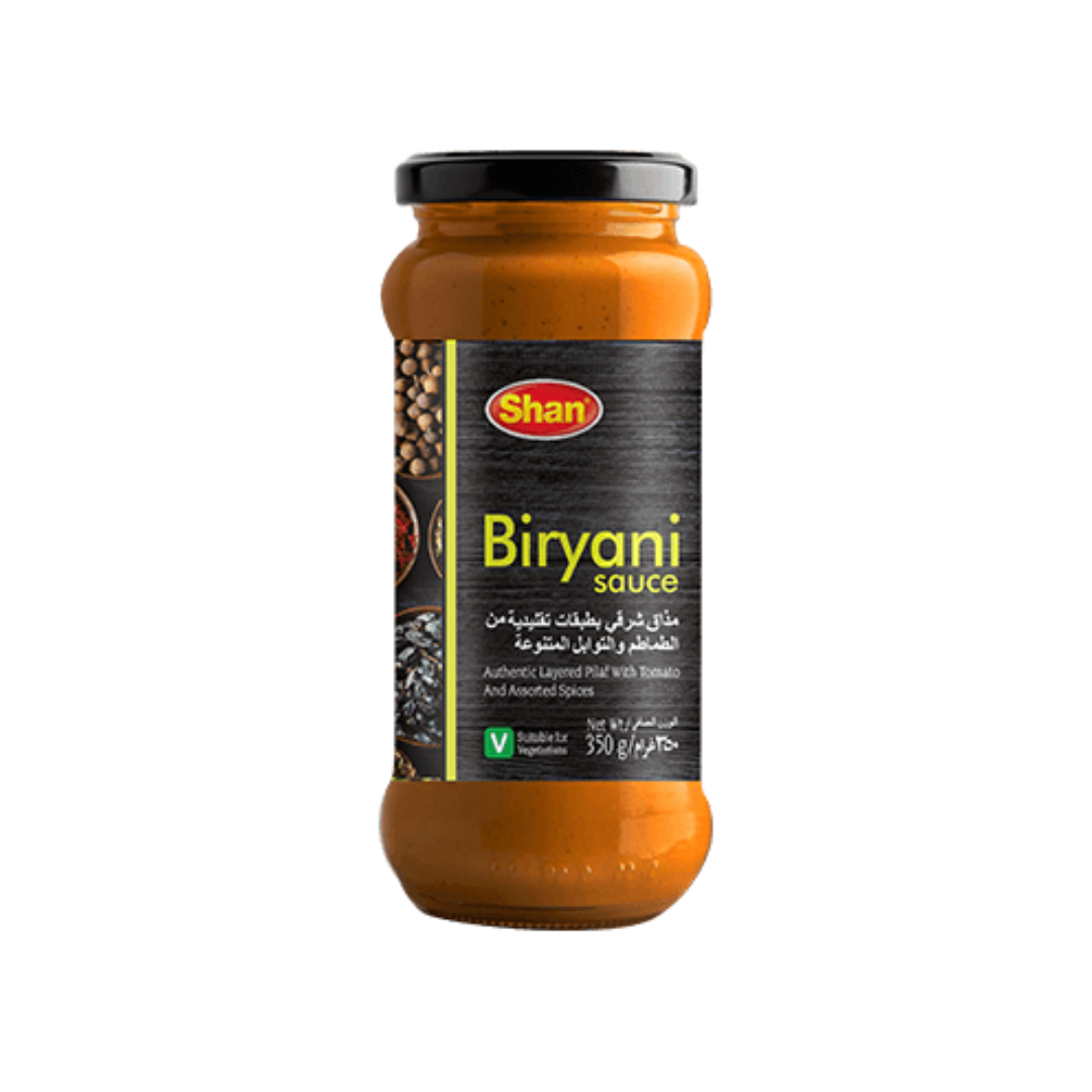 SHAN BIRYANI SAUCE JAR 350GM