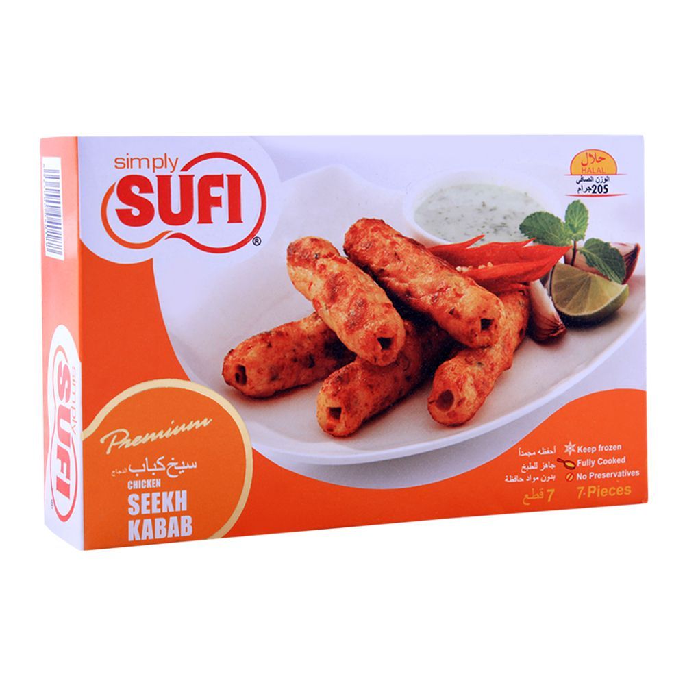 SUFI CHICKEN SEEKH KABAB 205GM