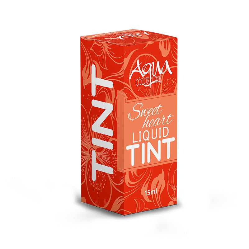 AQUA COLOR LINE SWEET HEART LIQUID TINT TENDER PEACH 15ML